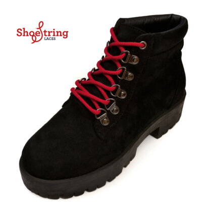 Red Round Cord Laces
