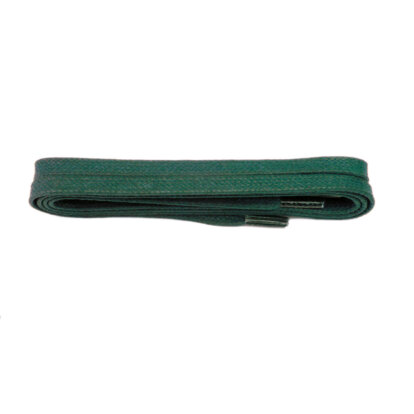 Green Waxed 5mm Flat Laces
