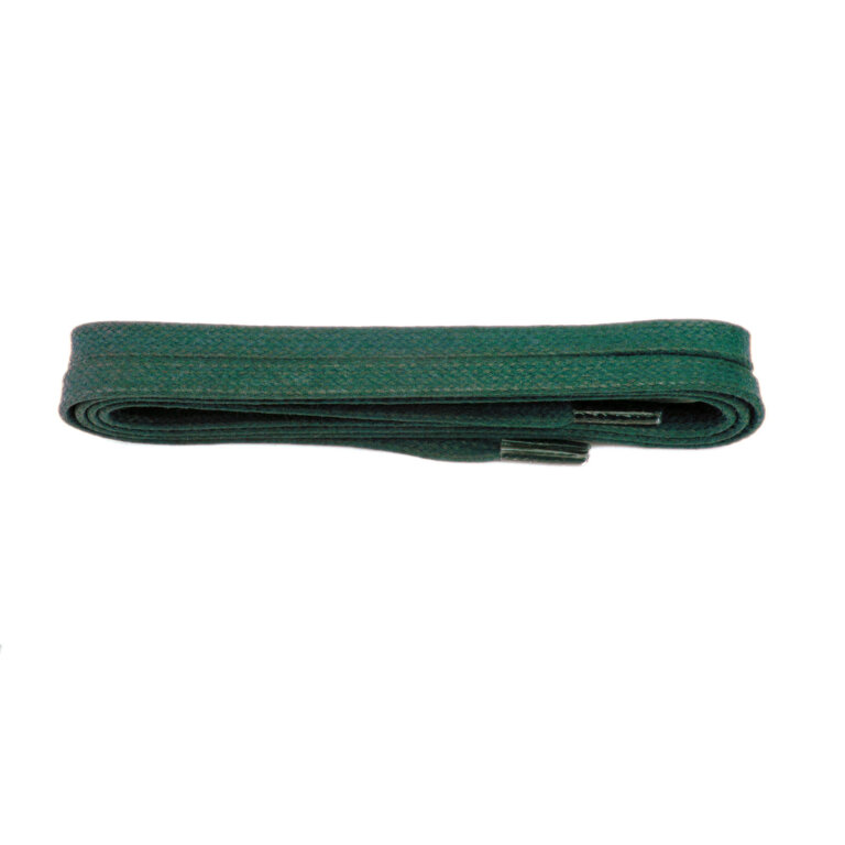 Green Waxed 5mm Flat Laces