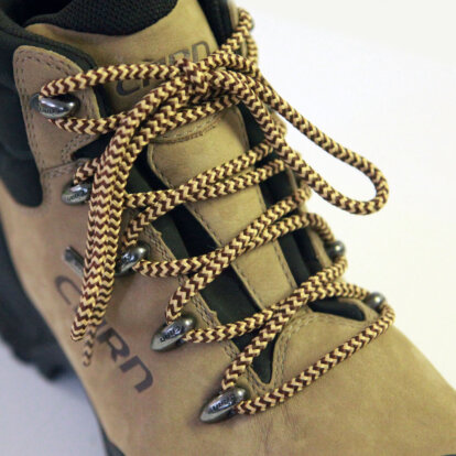 Hiking Stone/Brown Dog Tooth Laces – 150cm
