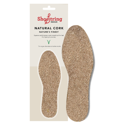ShoeString Cork Ladies & Gents Insoles