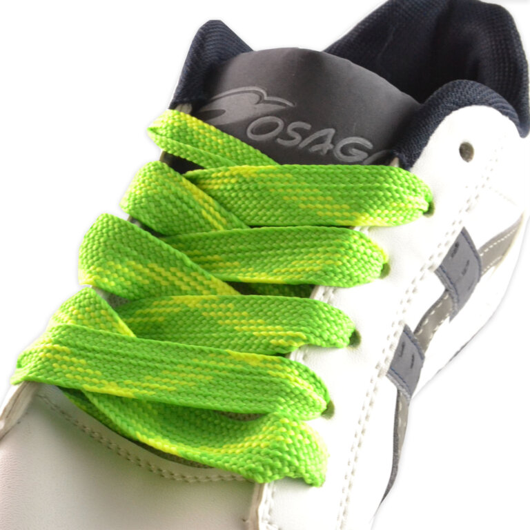Crazy Fluorescent Green/Fluorescent Yellow Laces
