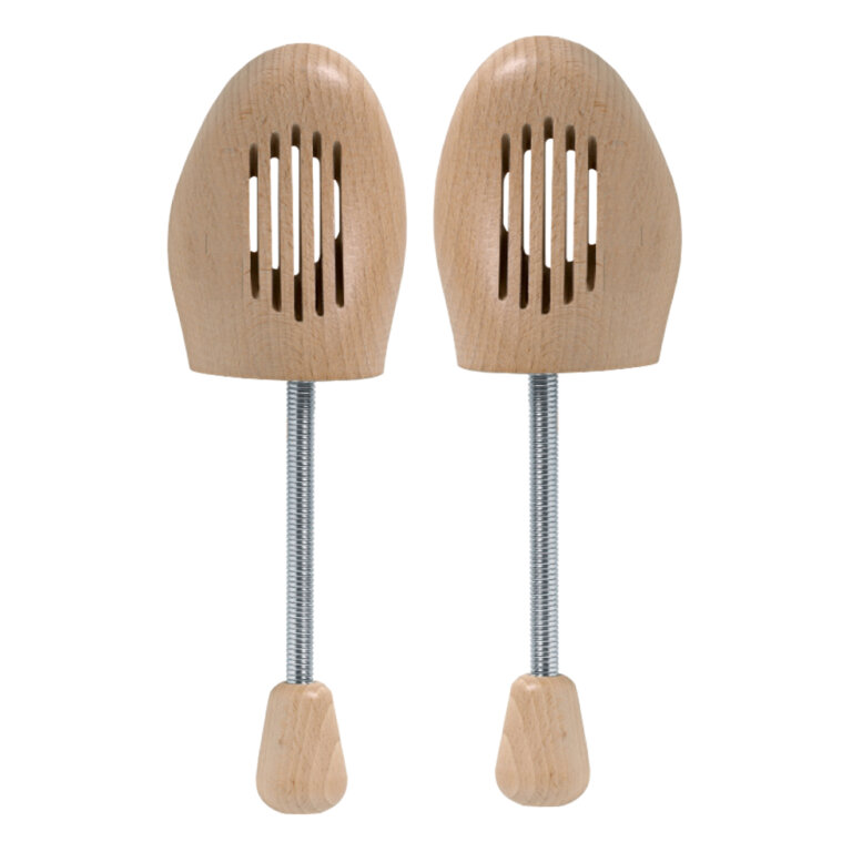 SS Shoe Tree Wood Spring Boxed