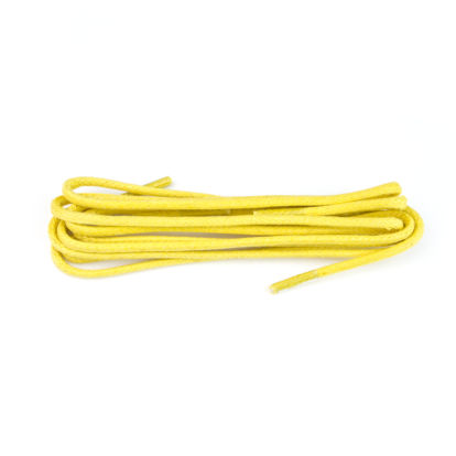 Yellow Waxed Round Laces