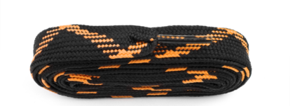 Crazy Black / Fluorescent Orange Laces 114cm