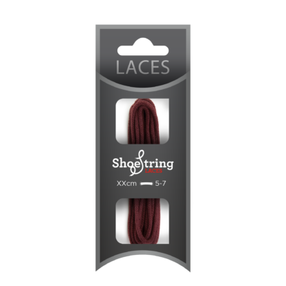 Burgundy 2mm Fine Round Laces