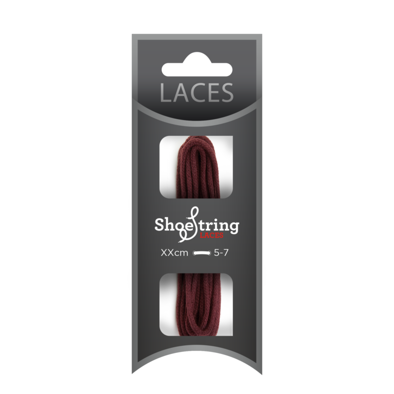 Burgundy 2mm Fine Round Laces