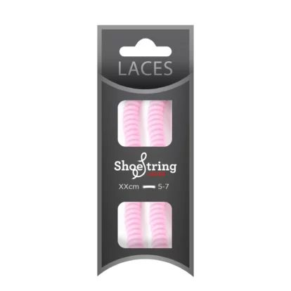 Vizi Coil Baby Pink Self-Tying Elastic Laces