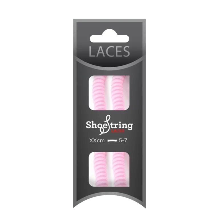 Vizi Coil Baby Pink Self-Tying Elastic Laces