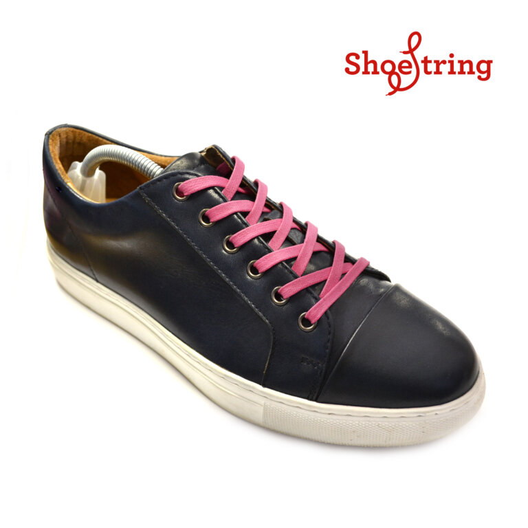 Pastel Pink Waxed 5mm Flat Laces