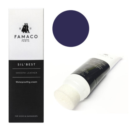 Famaco Sil Best Cream Tube With Sponge Top 75ml - Blue Marine (Ocean)