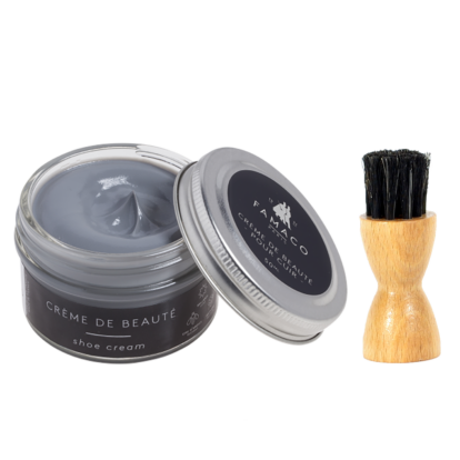 Grey Light Gris Cream Polish 50ml & Application Brush