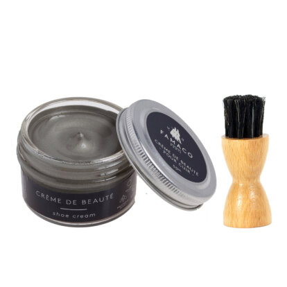 Metallic Anthracite Cream Polish 50ml & Application Brush