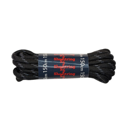 Hiking Black / Grey Zest Fleck 5mm Laces - 150cm